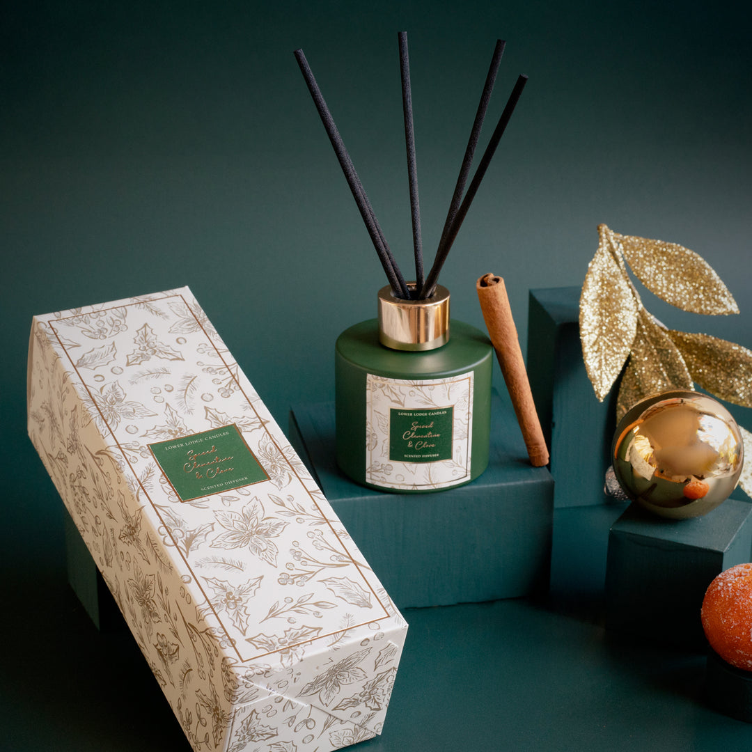 Spiced Clementine and Clove Scented Reed Diffuser