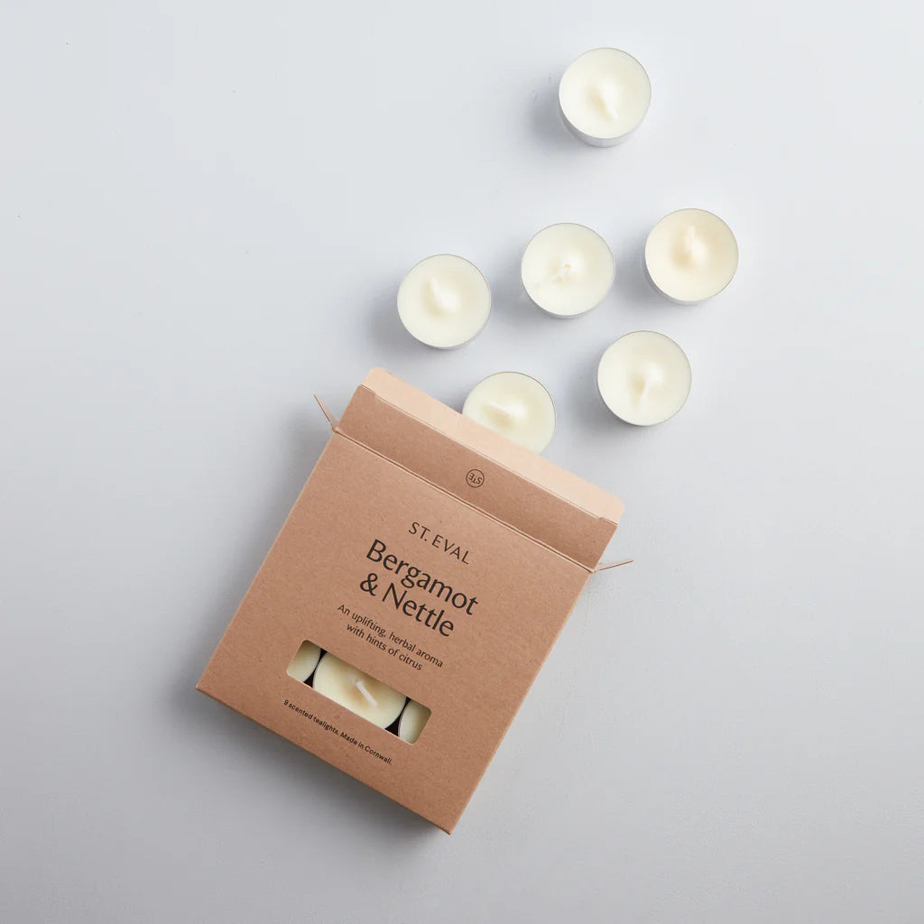 St. Eval Bergamot & Nettle Tealights