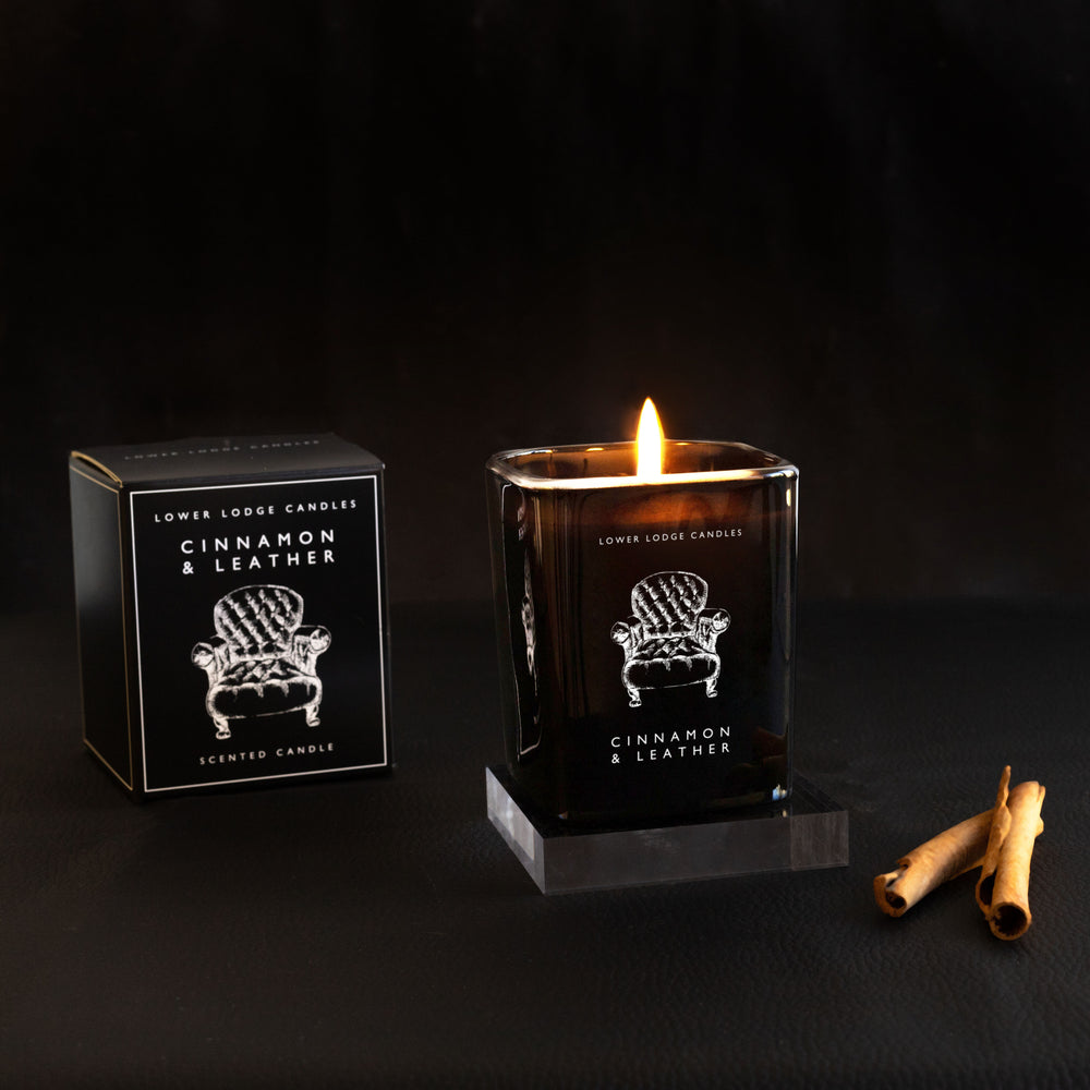 Cinnamon & Leather Home Scented Candle
