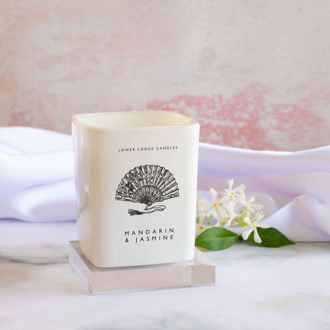 Mandarin & Jasmine Home Scented Candle - Home Candle - Lower Lodge Candles