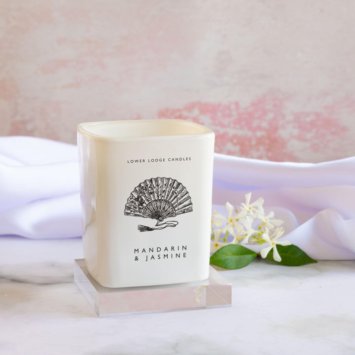 Mandarin & Jasmine Home Scented Candle - Home Candle - Lower Lodge Candles