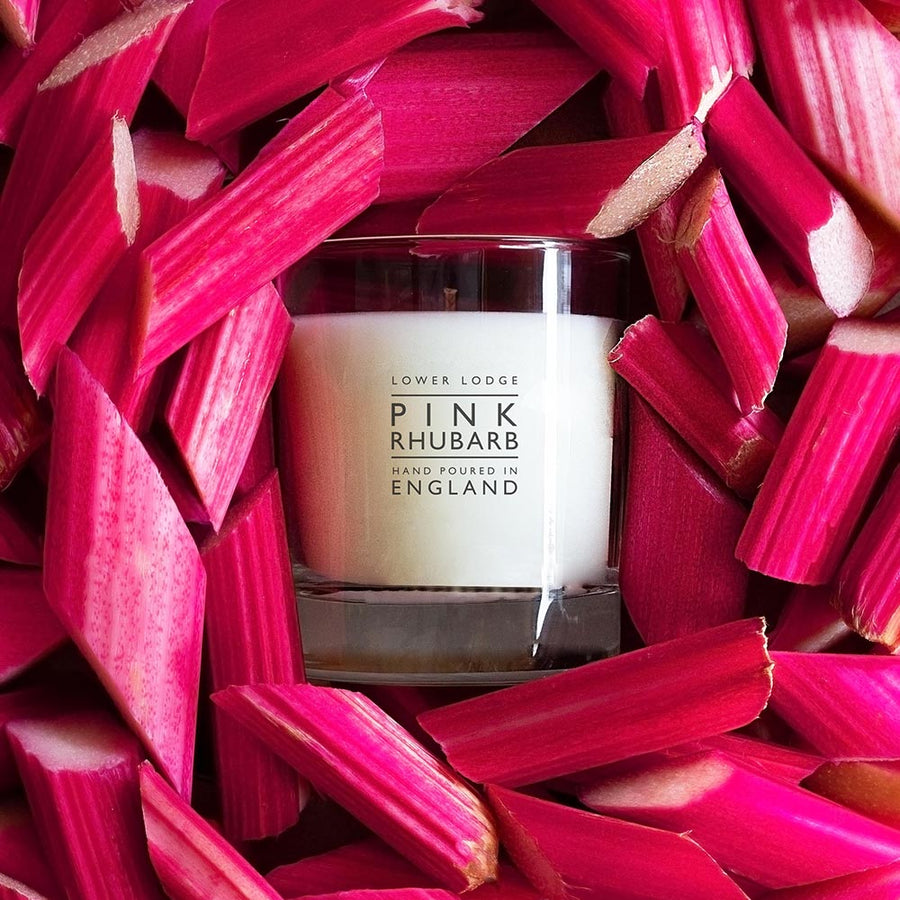 Pink Rhubarb Home Scented Candle