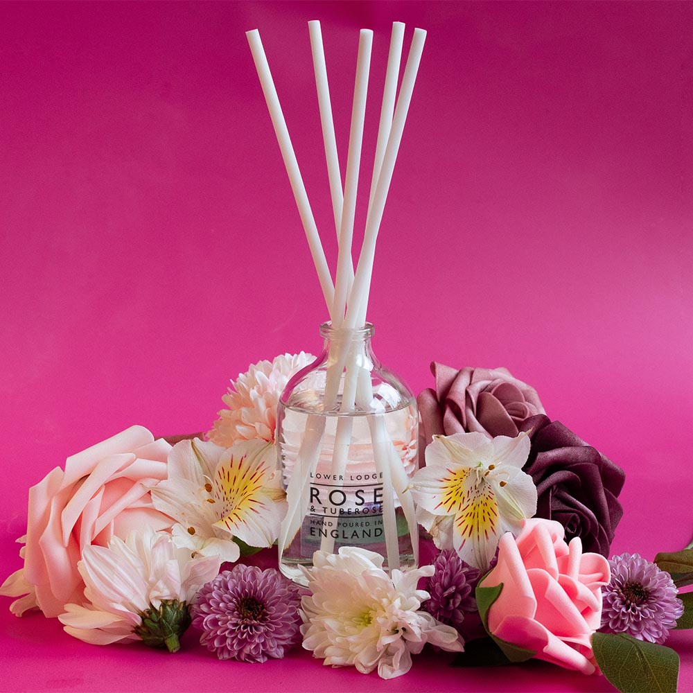 Rose & Tuberose Scented Reed Diffuser