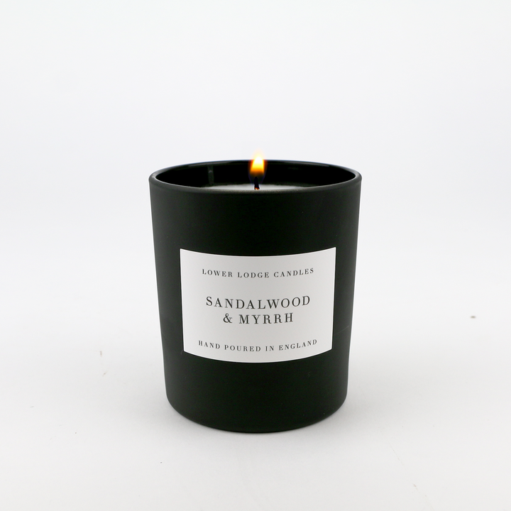 Sandalwood and Myrhh Scented 1 Wick Candle