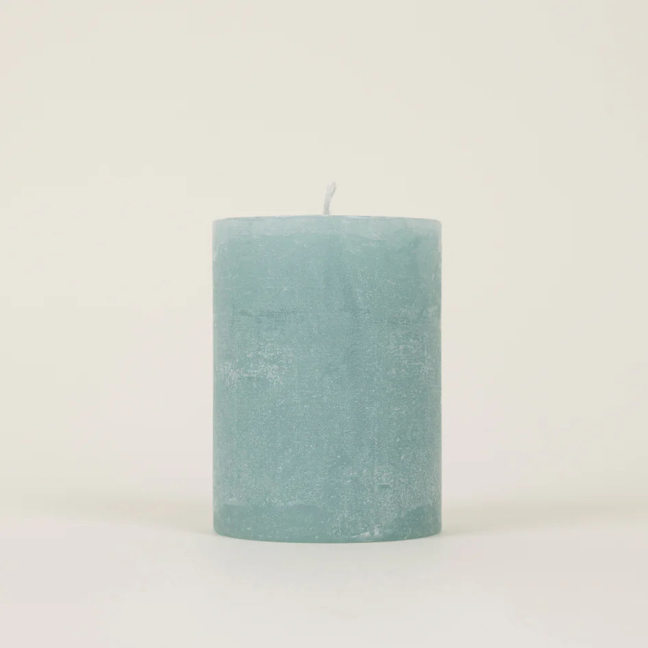 Tranquillity Fragranced Coloured Pillar Candle