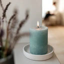 Tranquillity Fragranced Coloured Pillar Candle