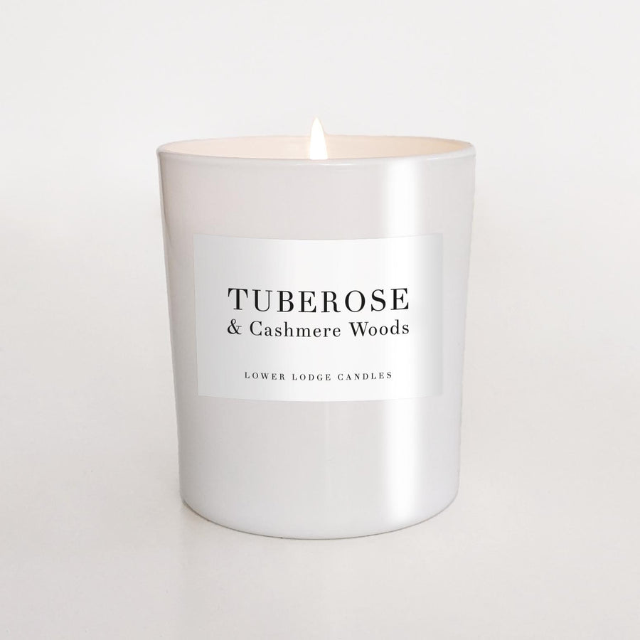 Lower Lodge Candles Tuberose & Cashmere Wood Home Scented Candle