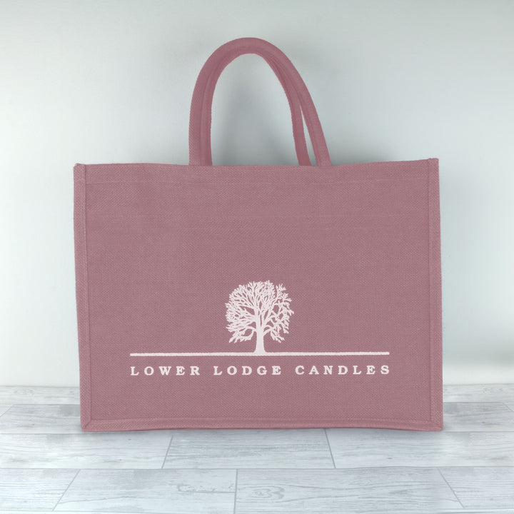 Lower Lodge Candles Pink Canvas Bag - Accessories - Lower Lodge Candles