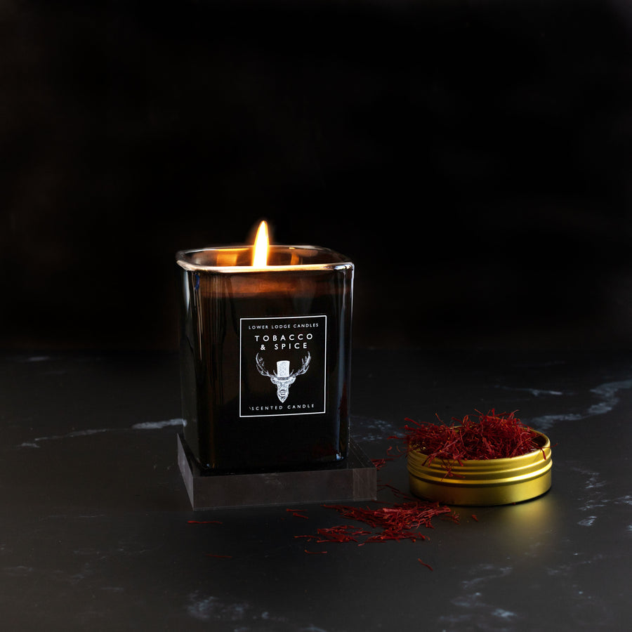 Tobacco & Spice Home Scented Candle - Home Candle - Lower Lodge Candles