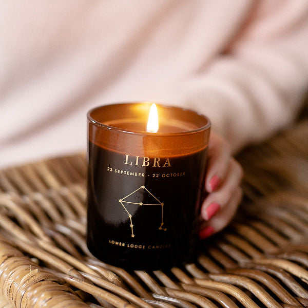 Libra Zodiac Candle - Home Candle - Lower Lodge Candles