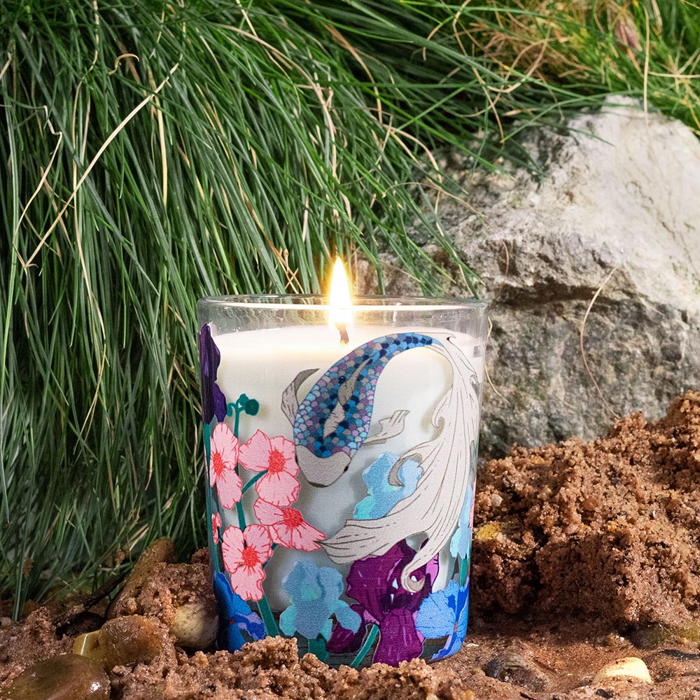 Rose & Sweet Violet Home Scented Candle - Home Candle - Lower Lodge Candles