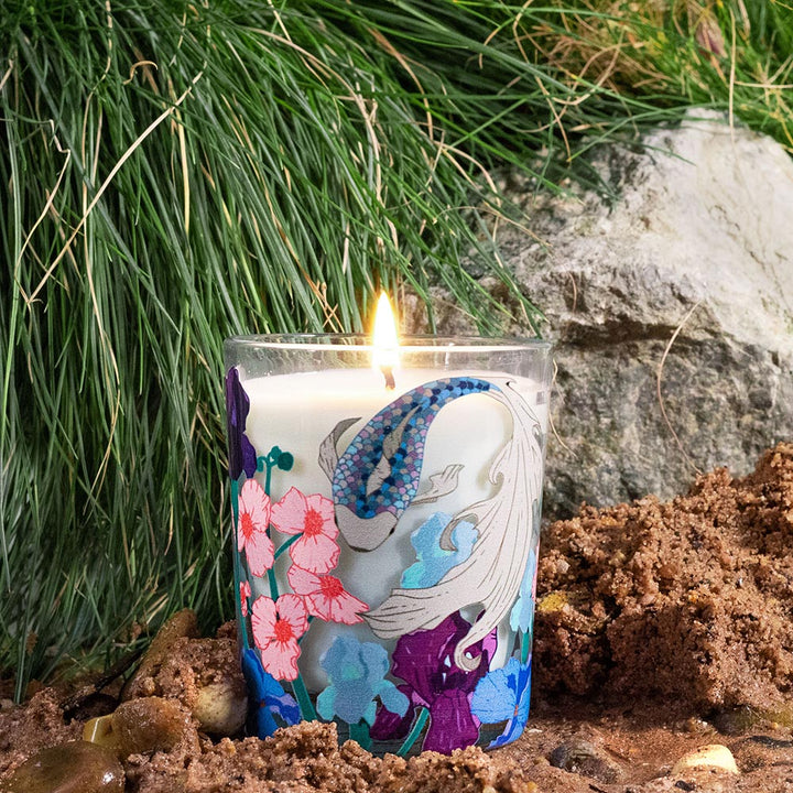 Rose & Sweet Violet Home Scented Candle - Home Candle - Lower Lodge Candles