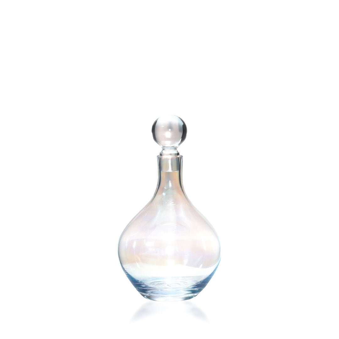 Espezo Glassware - Luxury Slim Neck Decanter with a Rainbow Decoration - - Espezo