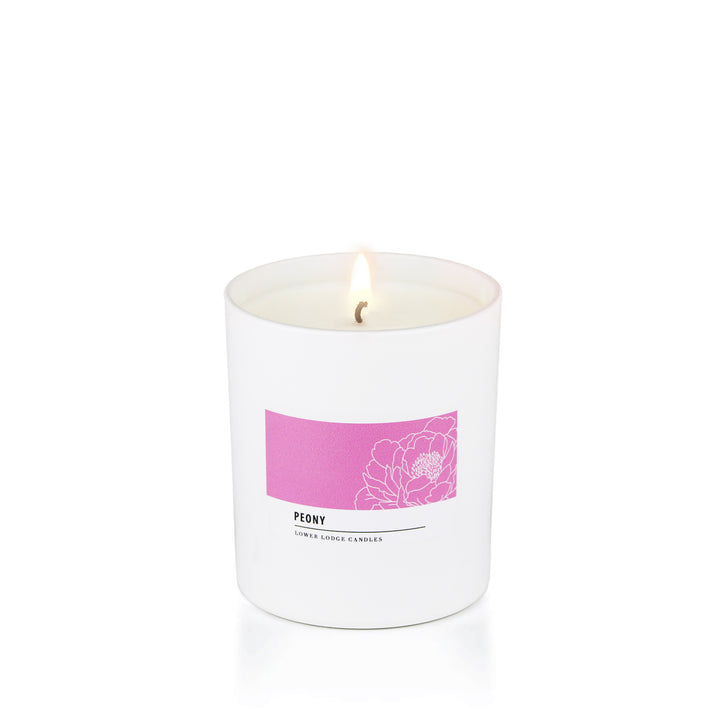 Peony Natural Wax 1 Wick Candle