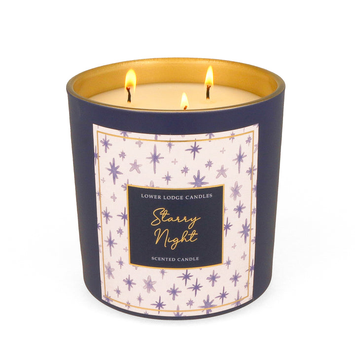 Starry Night 3 Wick Scented Candle