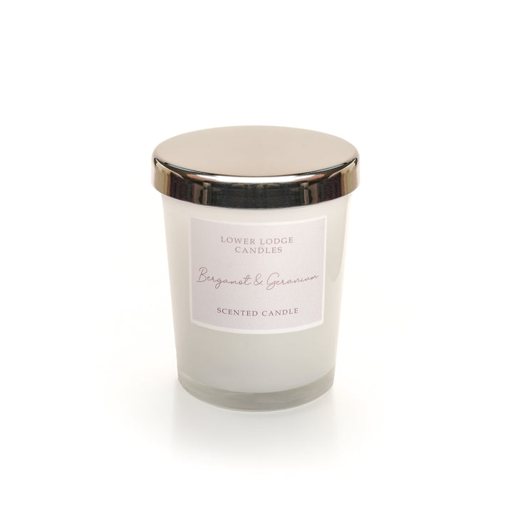 Bergamot and Geranium Scented Votive Candle