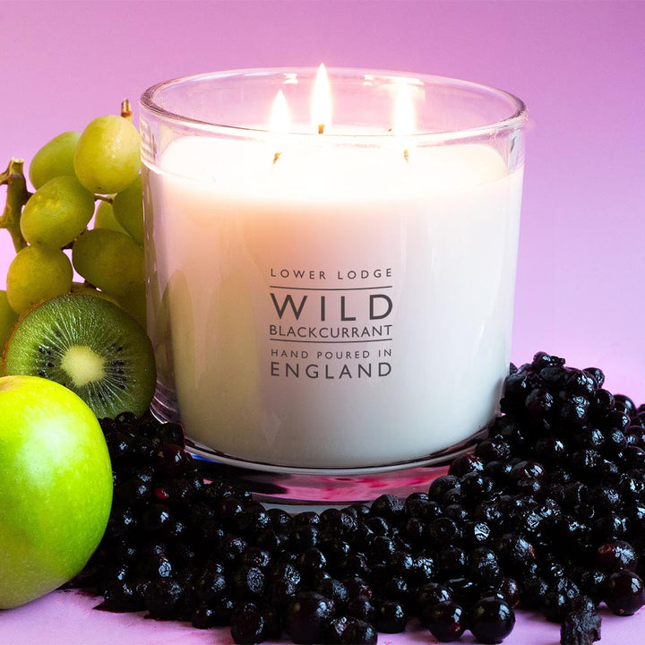 Wild Blackcurrant Deluxe Scented Candle - Essentials - Lower Lodge Candles