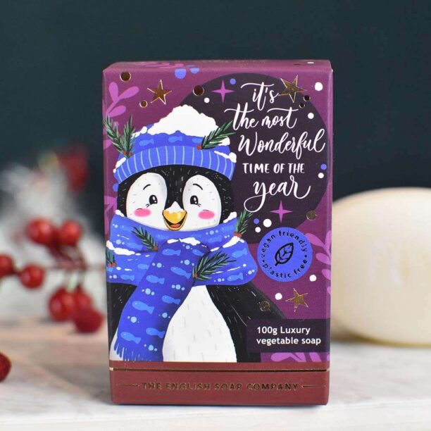Christmas Penguin Mini Soap