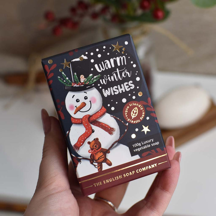 Christmas Snowman Mini Soap