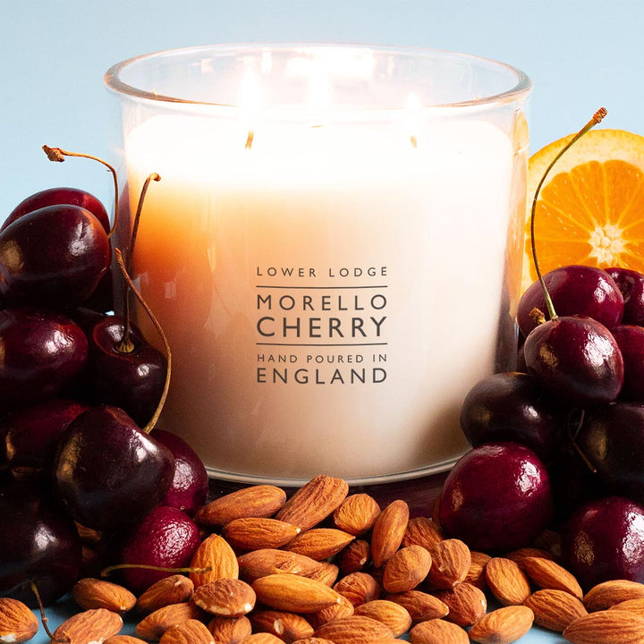 Morello Cherry Deluxe Scented Candle - Essentials - Lower Lodge Candles