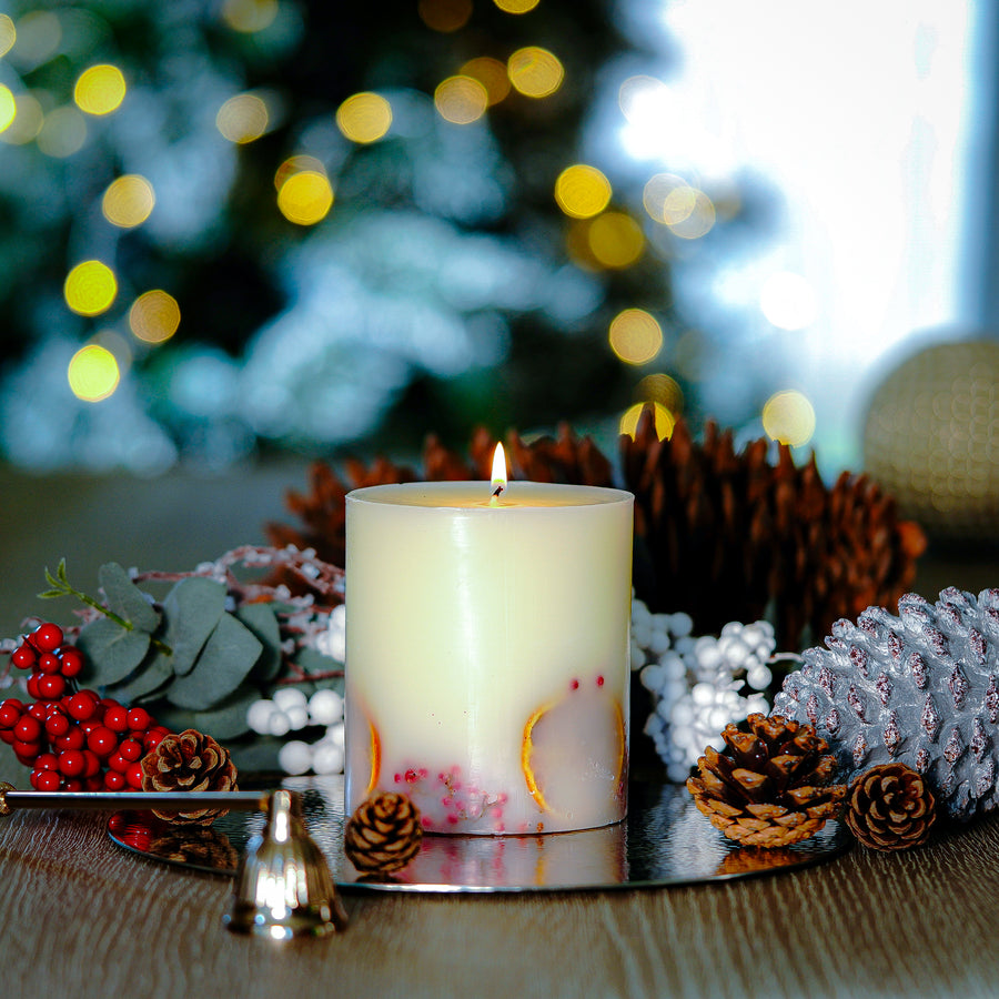 Christmas Spice Medium Scented Botanical Candle - Botanical Candle - Lower Lodge Candles