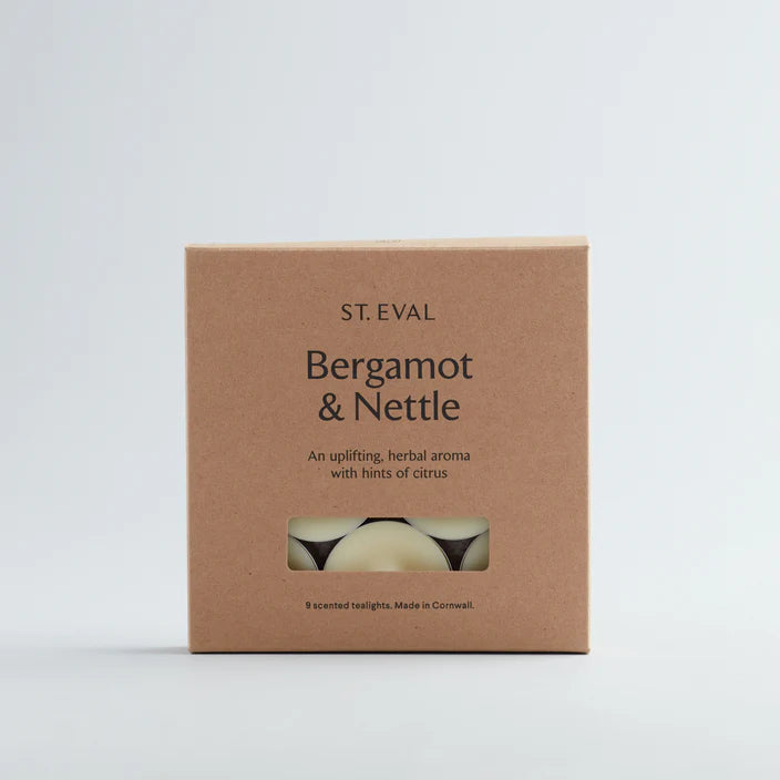 St. Eval Bergamot & Nettle Tealights