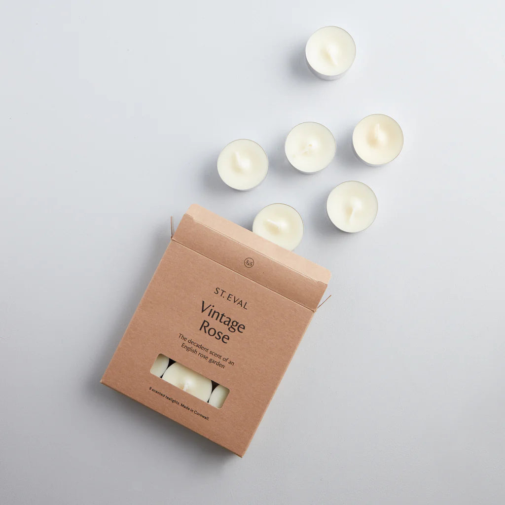 St. Eval Vintage Rose Tealights