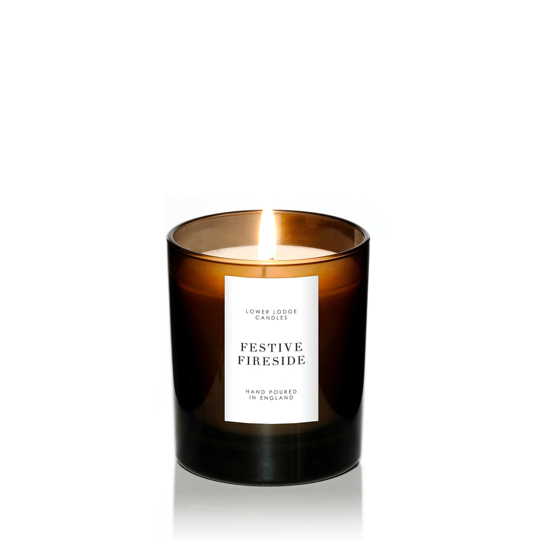 Festive Fireside Scented Home Candle