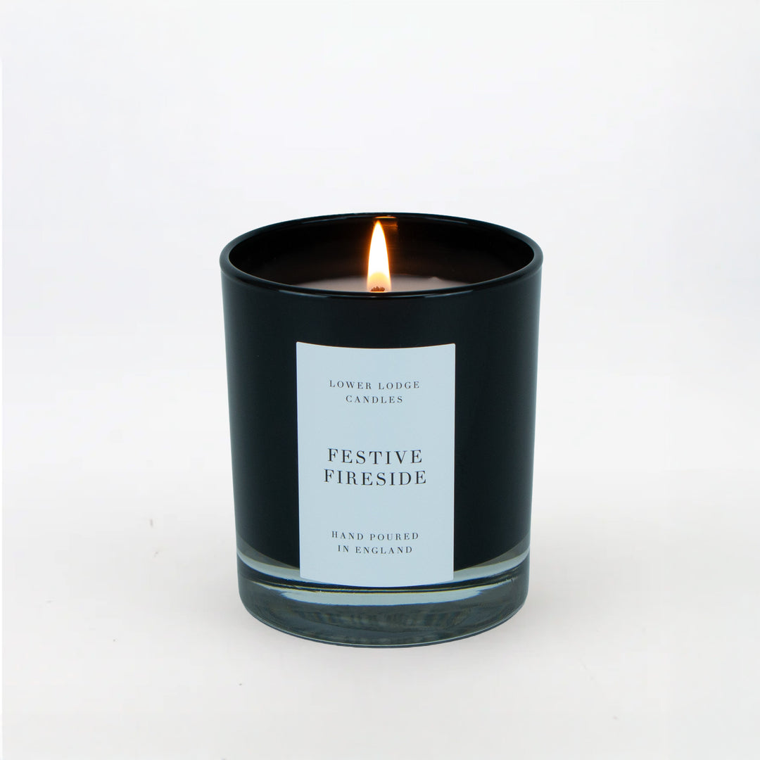 Festive Fireside Scented Home Candle