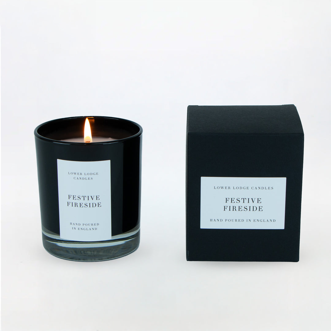 Festive Fireside Scented Home Candle