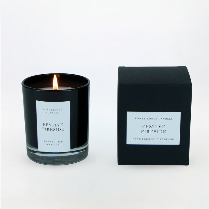 Festive Fireside Scented Home Candle