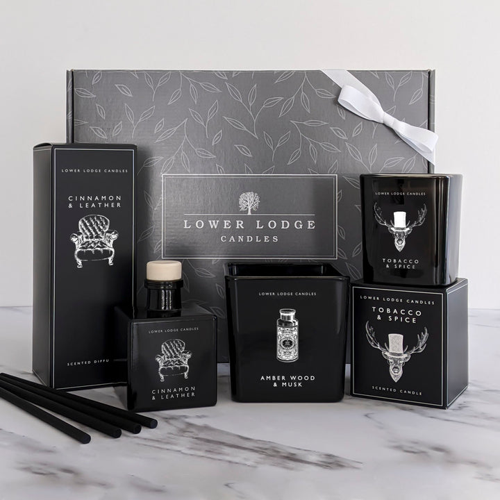 For Him - Luxury Candle Gift Set - Gift Box - Lower Lodge Candles