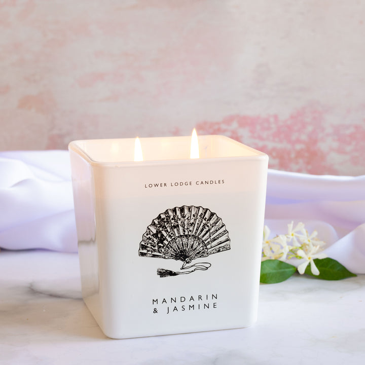 Mandarin & Jasmine Deluxe Scented Candle