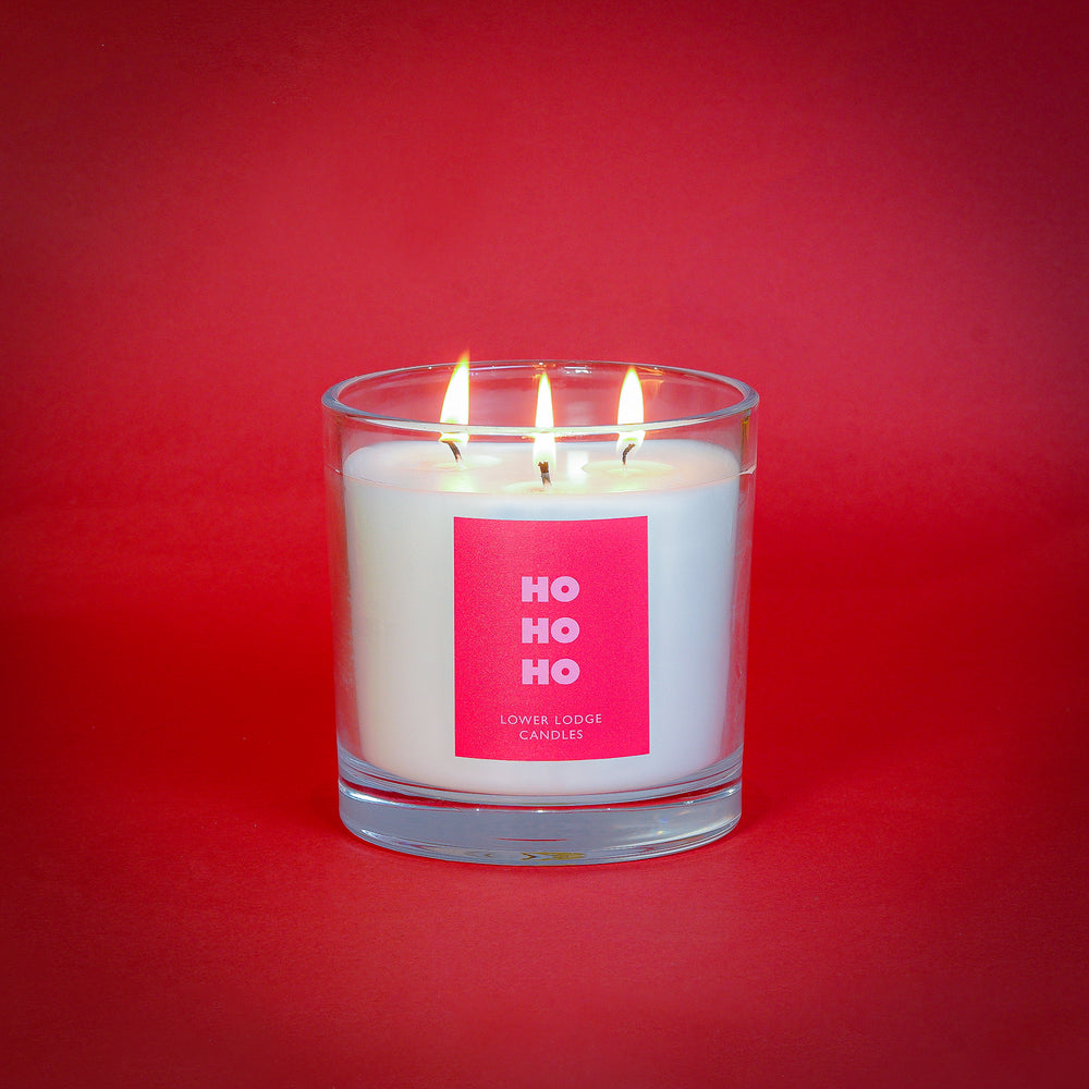 Festive Fireside - Ho Ho Ho Deluxe Candle