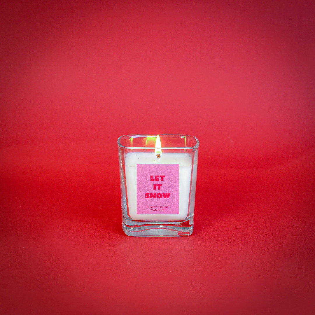 White Suede & Sweet Musk - Let It Snow Home Candle