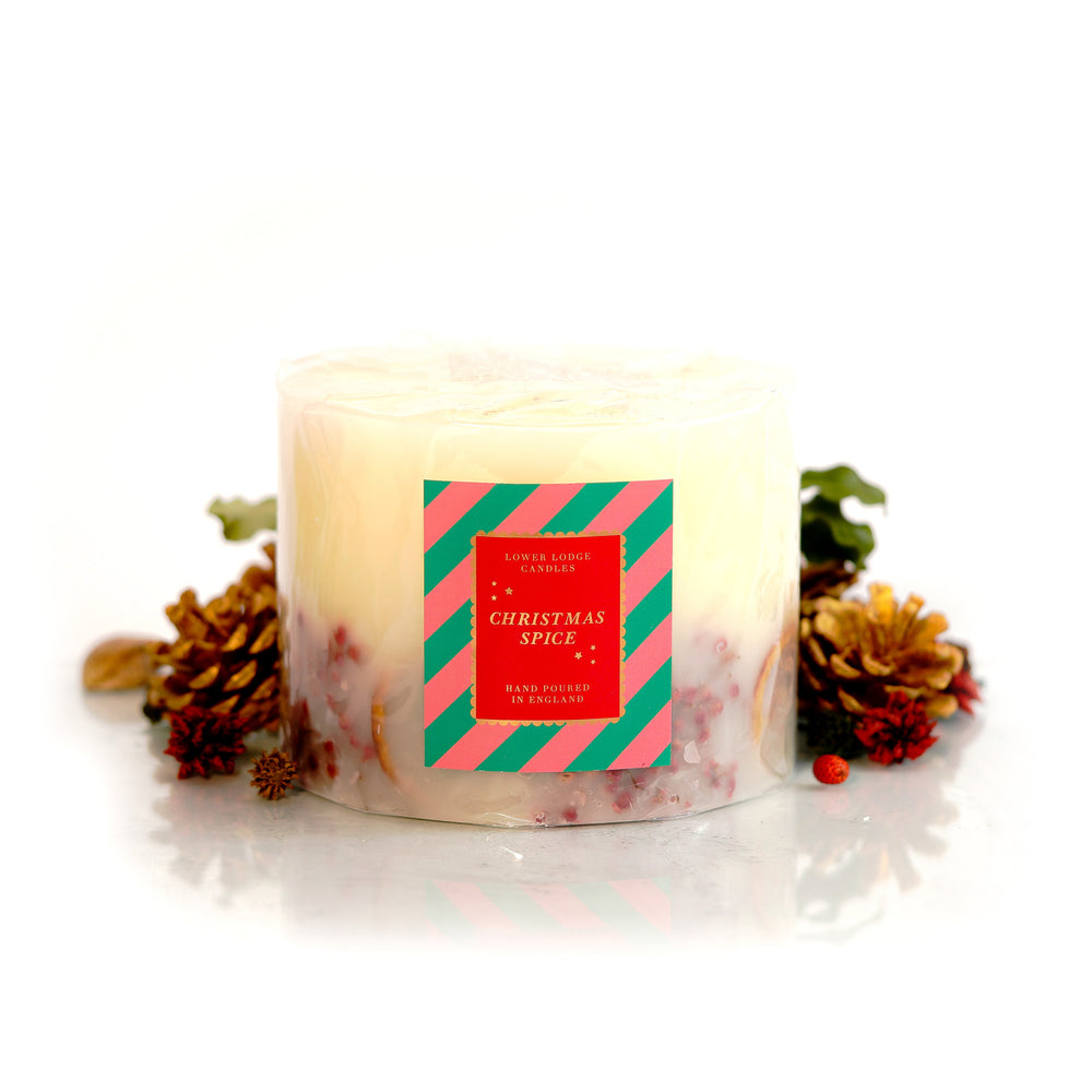 Christmas Spice Large Scented Botanical Candle - Botanical Candle - Lower Lodge Candles