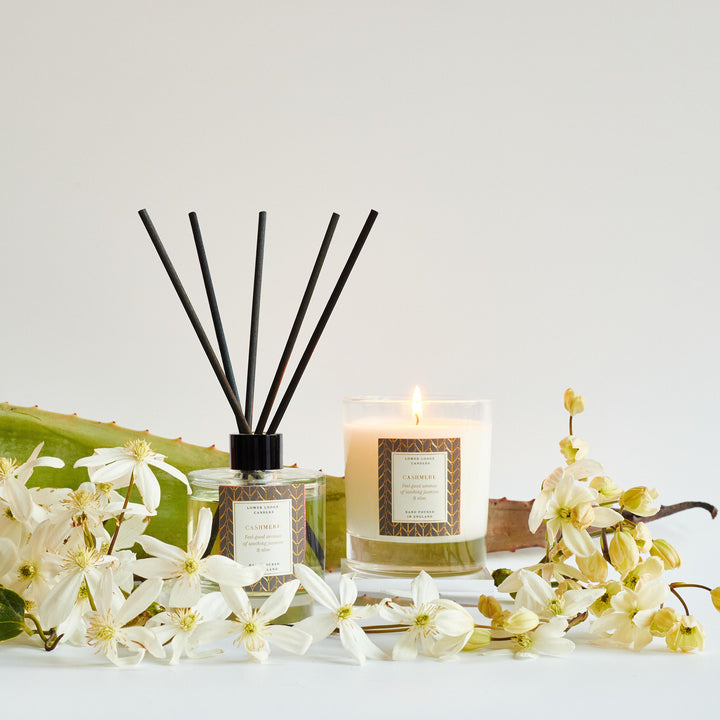 Cashmere Scented Reed Diffuser - Reed Diffuser - Lower Lodge Candles