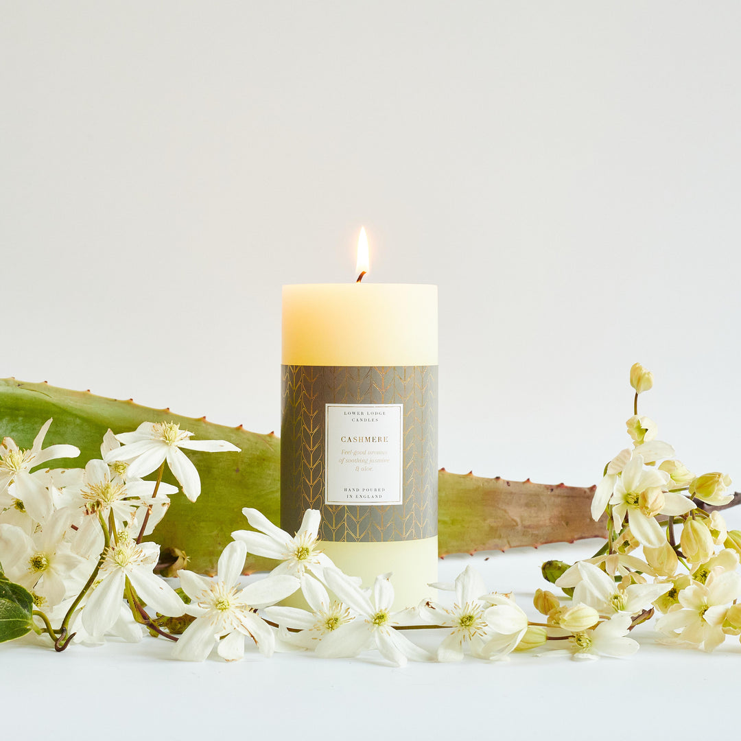 Cashmere Scented Pillar Candle - Pillars - Lower Lodge Candles