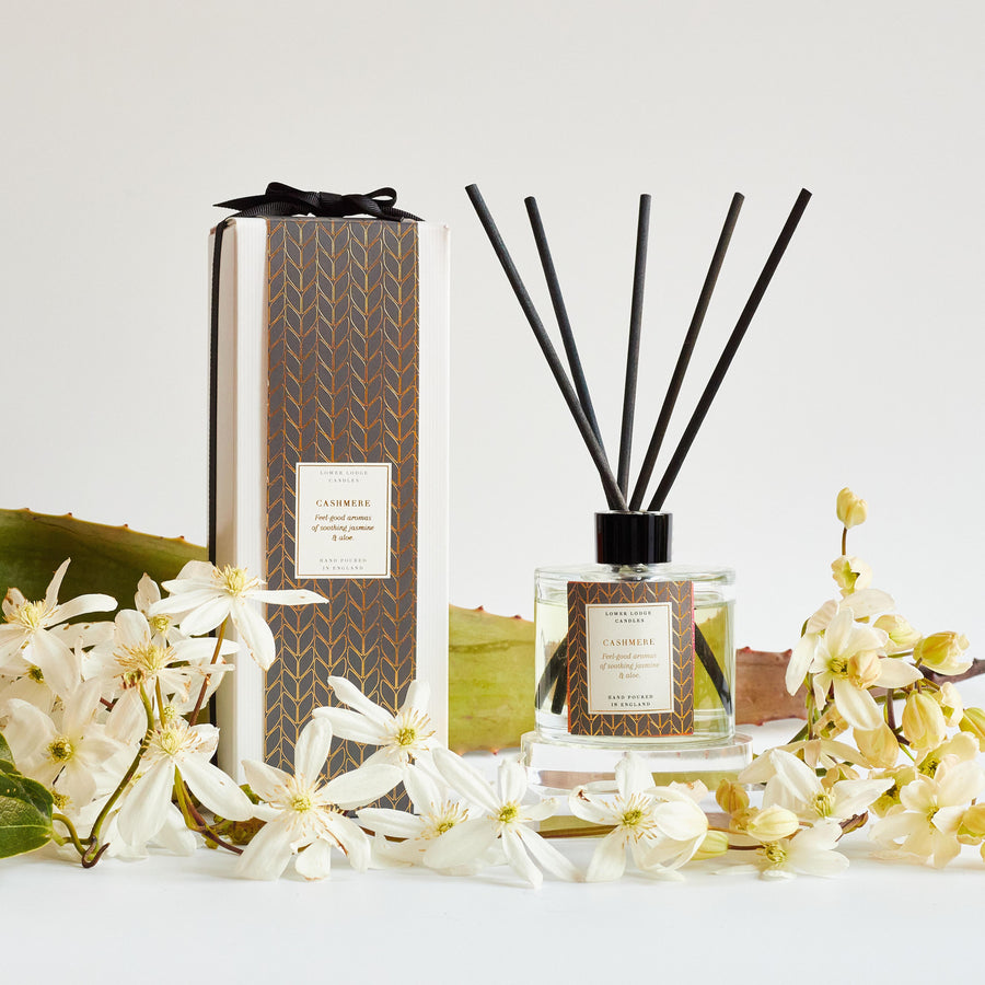 Cashmere Scented Reed Diffuser - Reed Diffuser - Lower Lodge Candles