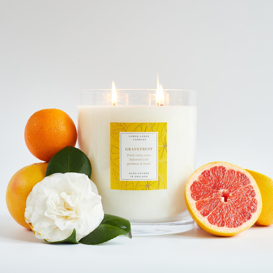 Grapefruit 2kg Luxury Scented Candle - 2Kg - Lower Lodge Candles