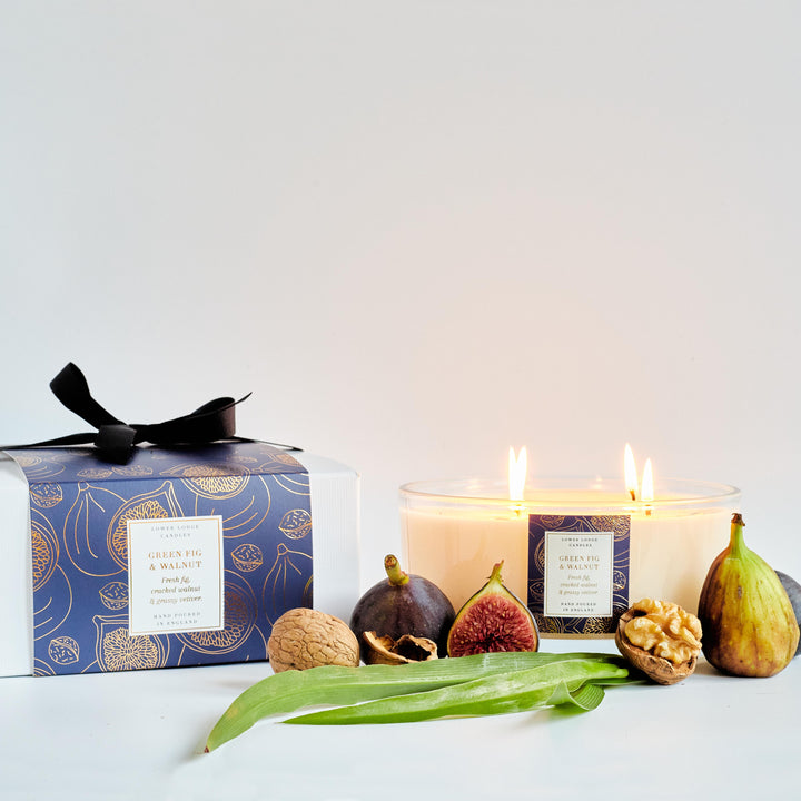 Green Fig & Walnut 740g Luxury Scented Candle