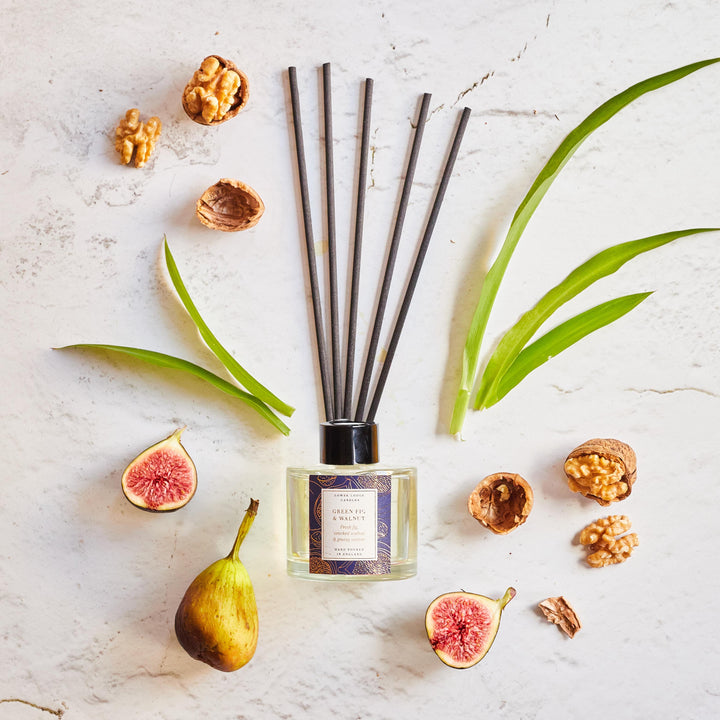 Green Fig & Walnut Scented Reed Diffuser