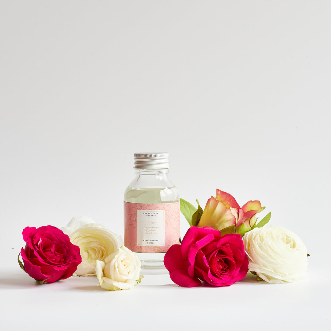 Peony Scented Reed Diffuser Refill