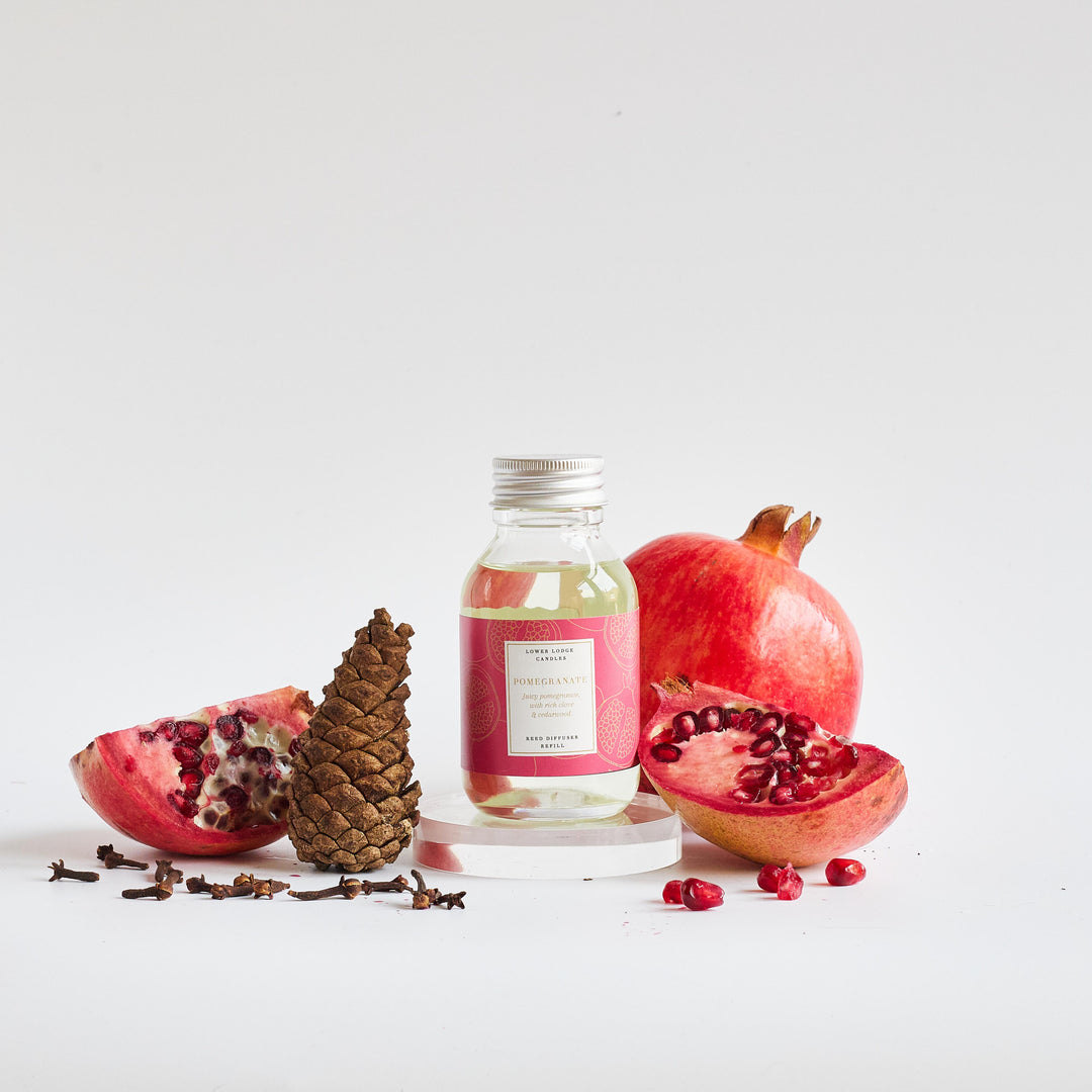 Pomegranate Scented Reed Diffuser Refill