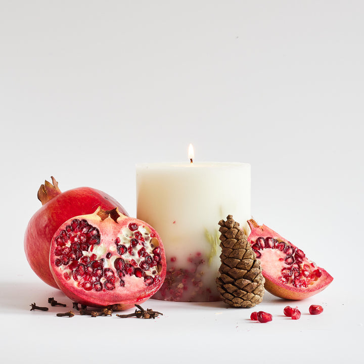 Pomegranate Medium Scented Botanical Candle