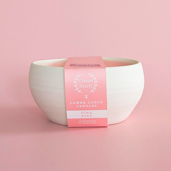 Ceramic Scented Candle - Pink Fizz