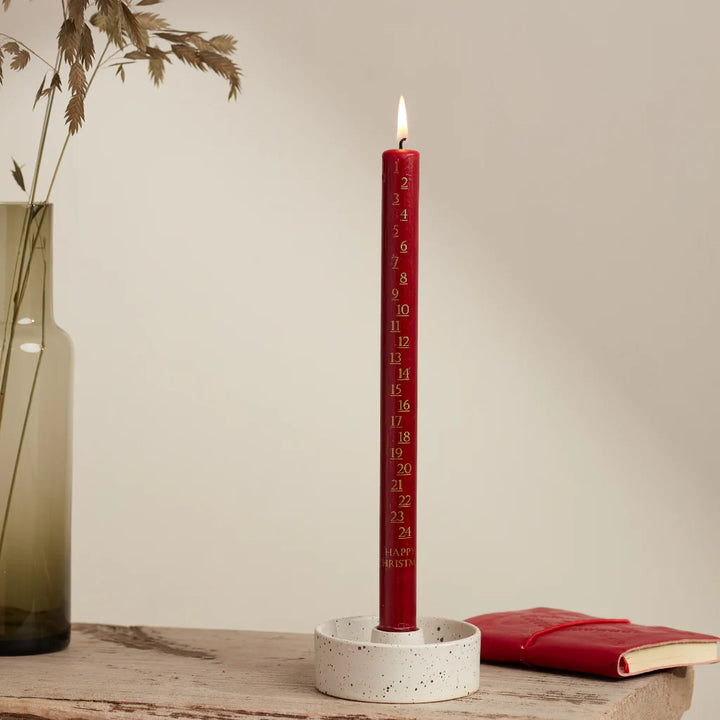 Red 7/8"x12" Advent Candle