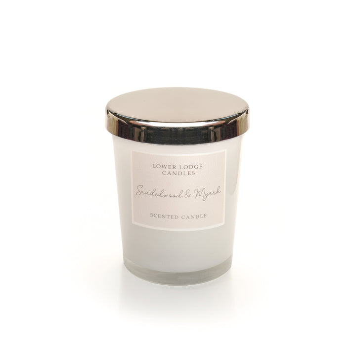 Sandalwood and Myrhh Scented Votive Candle