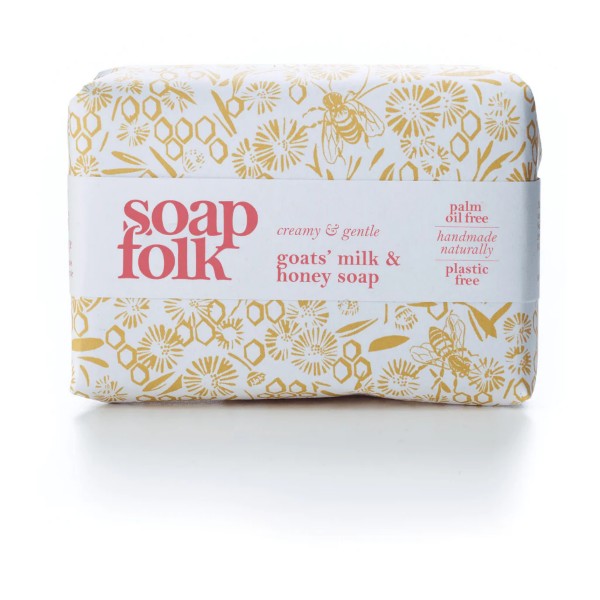 Soap Folk Milk & Honey Organic Soap Bar