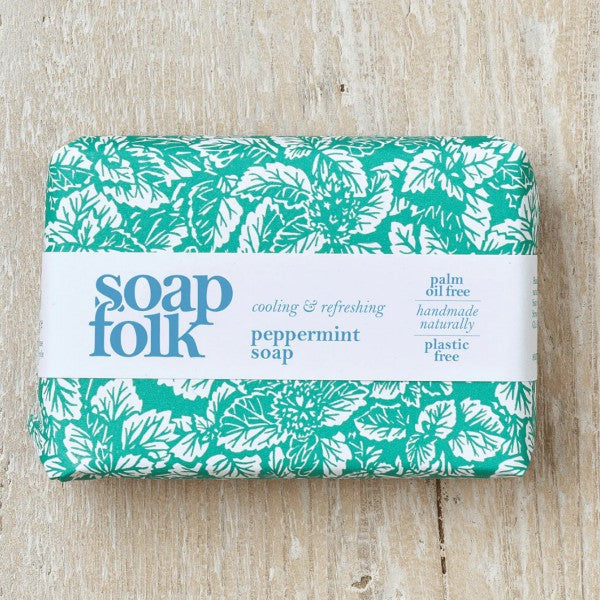 Soap Folk Peppermint Organic Soap Bar